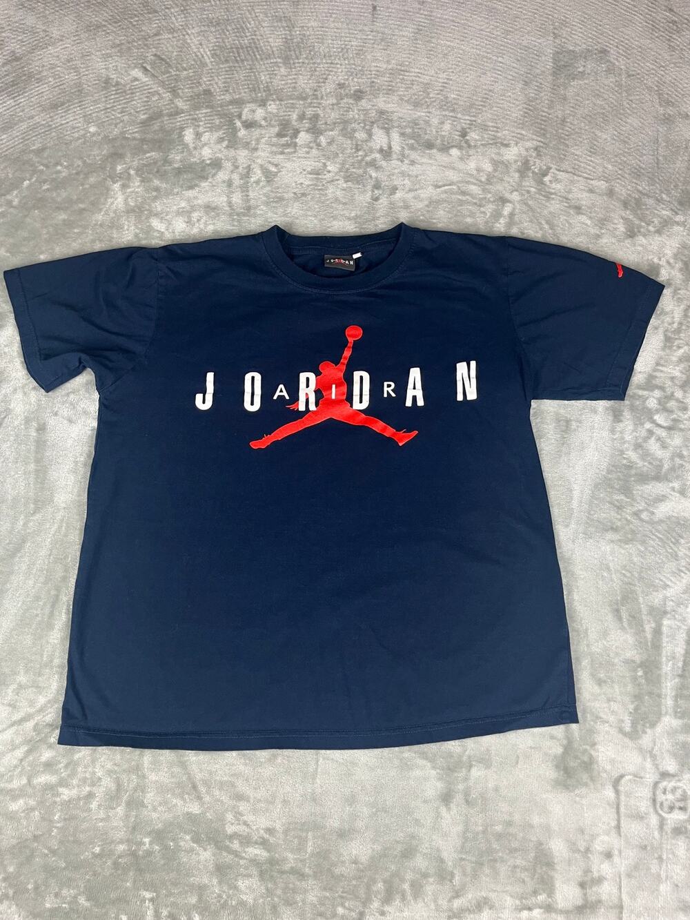 Jordan Brand Jumpman Logo Tee Navy Red Vintage